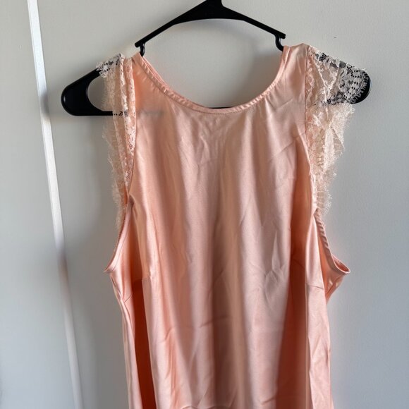 Women's Sleeveless Lace Trim Ankle Dress - Future Collective - Picture 4 of 6